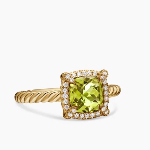 David Yurman Jewelry - David Yurman PETITE CHATELAINE® PAVÉ BEZEL RING